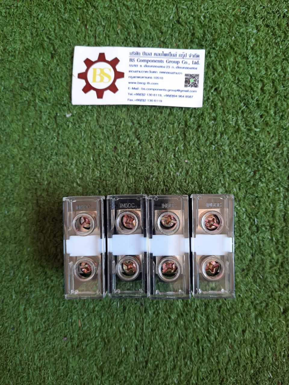 Shinohawa : เทอร์มินอล รุ่นยึดรางรีเลย์ IN-60BK 1P 90A