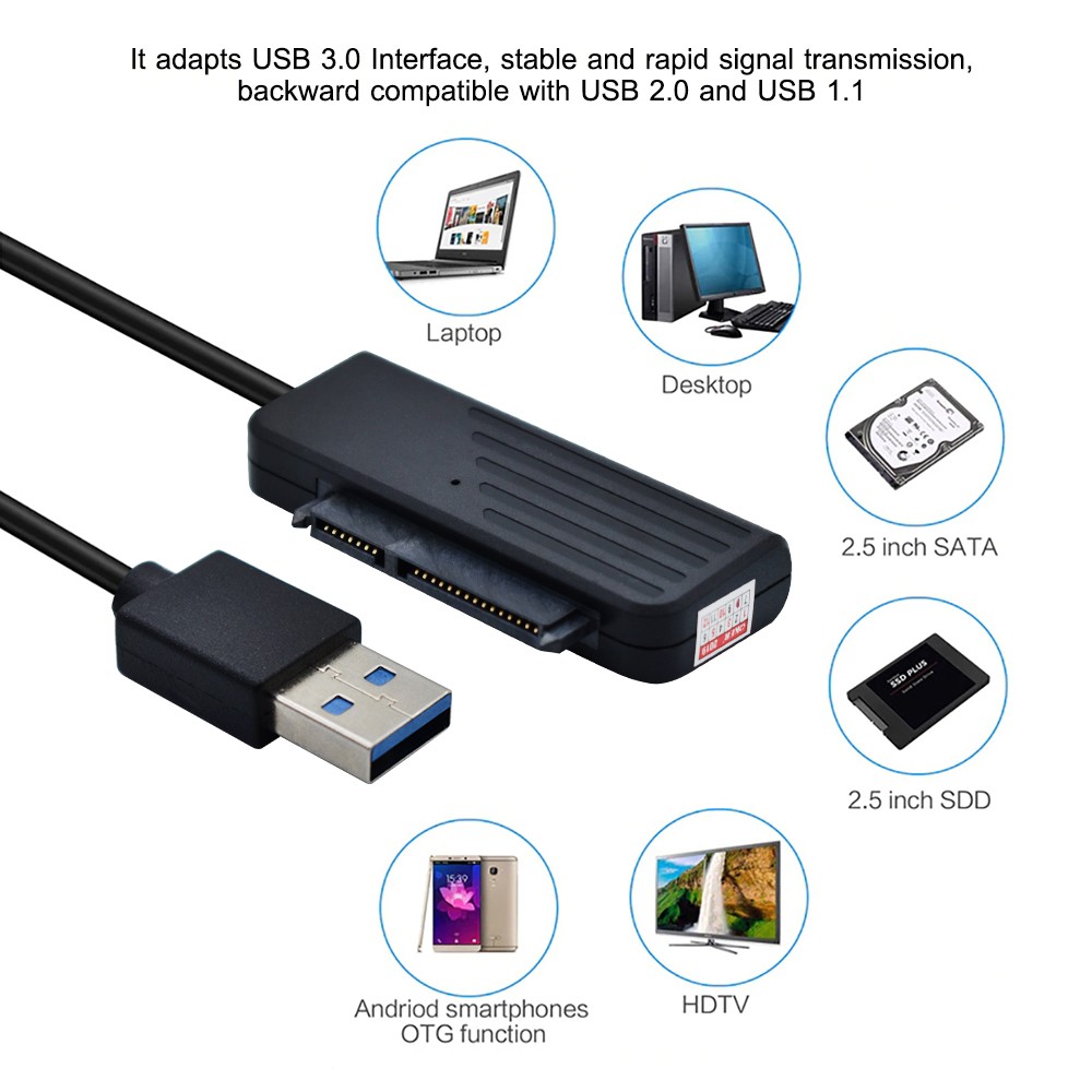 OKER ST-2538 OKER USB 3.0 TO SATA/SSD CABLE UPTO 10TB ST2538 US-OK-ST-S2538