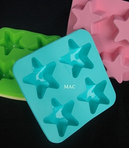 พิมพ์ซิลิโคน ออล สตาร์ /50 กรัม /4 หลุม