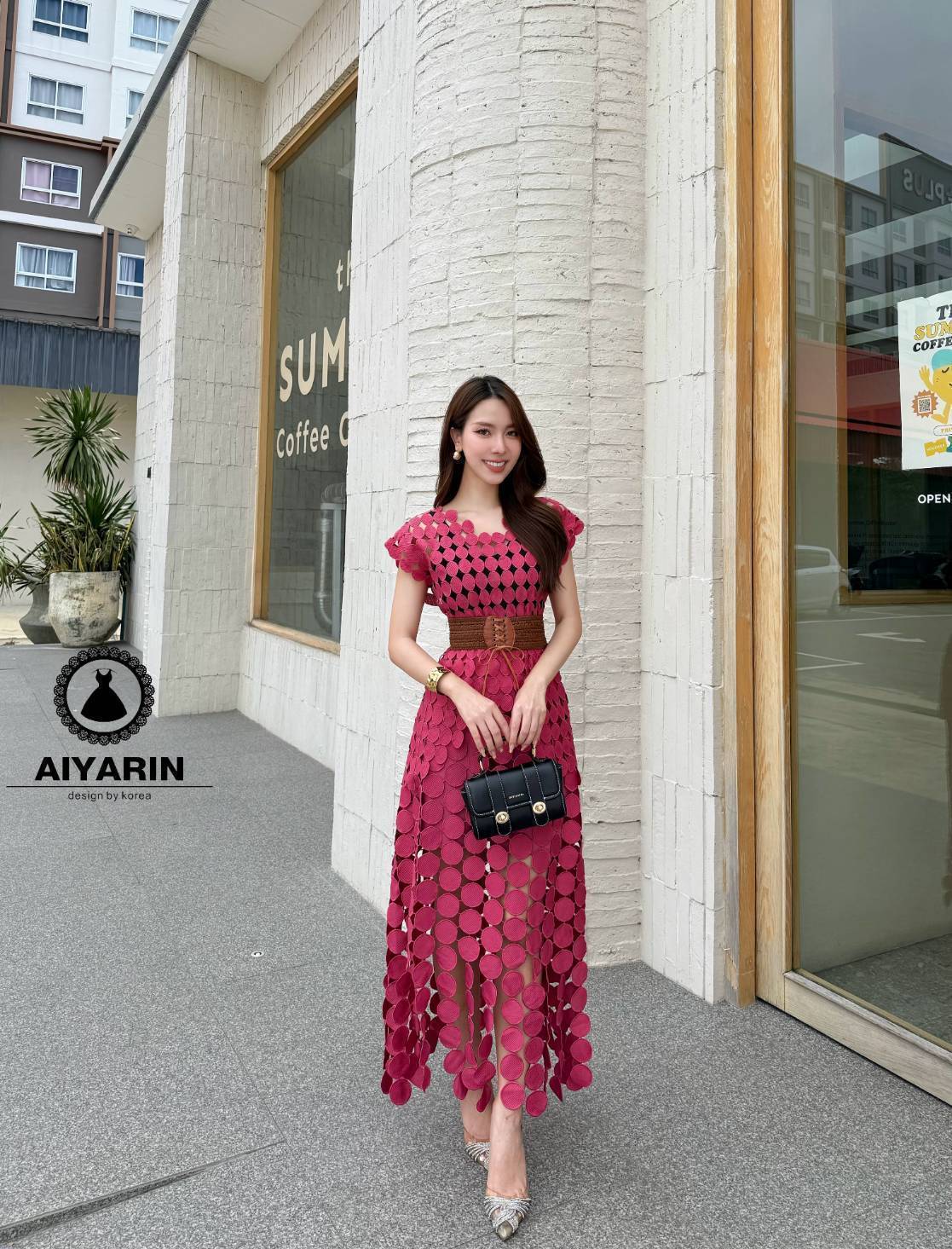 เซ็ตเสื้อกระโปรงผ้าลูกไม้ๆกระโปรงผ้าเนื้อดีมีทรงสวยมั้กๆผ้าหนานิ่มไฮโซสวมใส่ง่ายเเต่งเเนวลูกคุณมั้กๆคะเซ็ทเสื้อตกเเต่งเก๋ๆมาพร้อมเข็มขัด