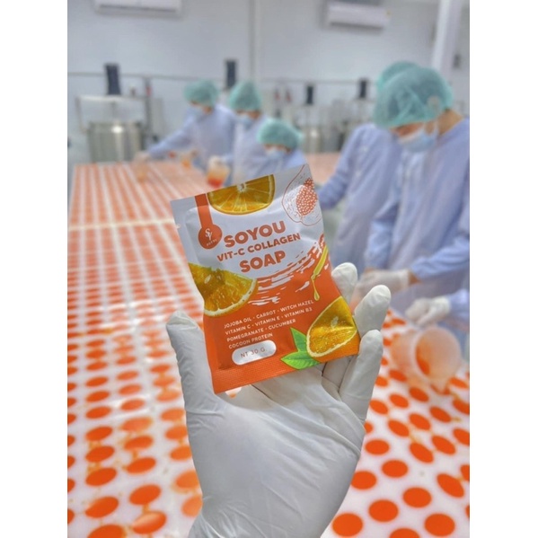 SOYOU VIT-C COLLAGEN Soap สบู่วิตซี คอลาเจน โซยุ้ย ..
