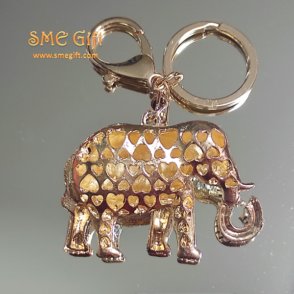 พวงกุญแจ ช้างทรง พร้อมกล่องของขวัญ Elephant Key-01 ชิ้น