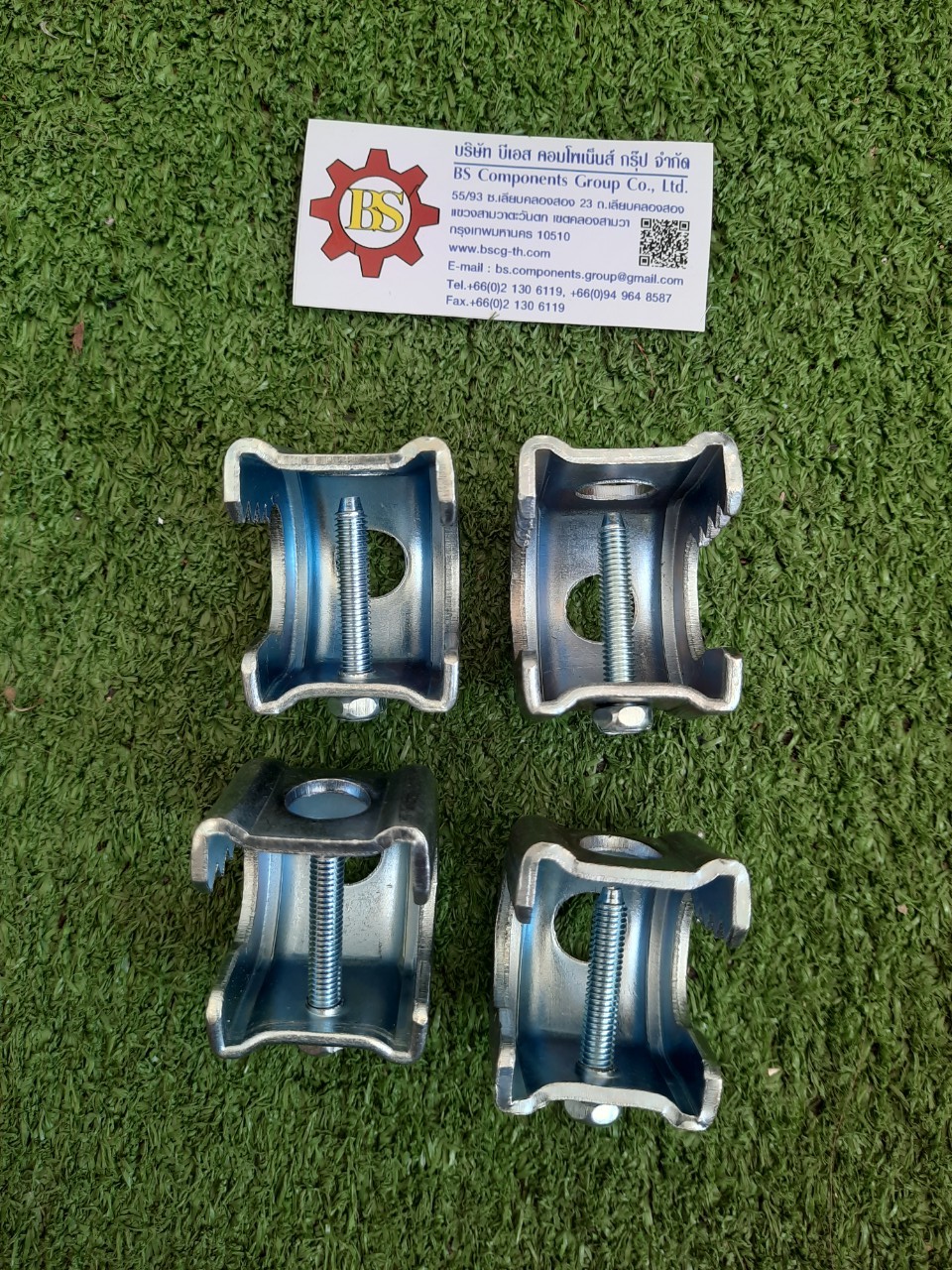 แคล้มฟันจระเข้ เบอร์ 1W ชุบขาว (beam clamp) 5-20mm.