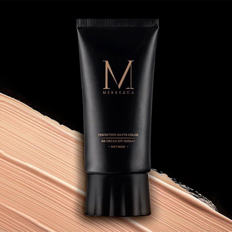 Merrez'ca Snail Smooth Pore BB Cream 50 ml เมอร์เรก้า บีบีหอยทาก 50 มิลลิลิตร(หลอด)