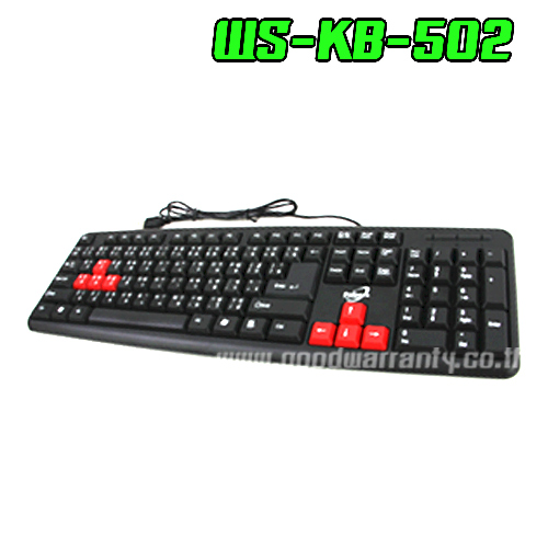 PRIMAXX WS-KB-502 PRIMAXX KEYBOARE USB WS-KB-502 KB-UB-PM-502BK,BU,RE