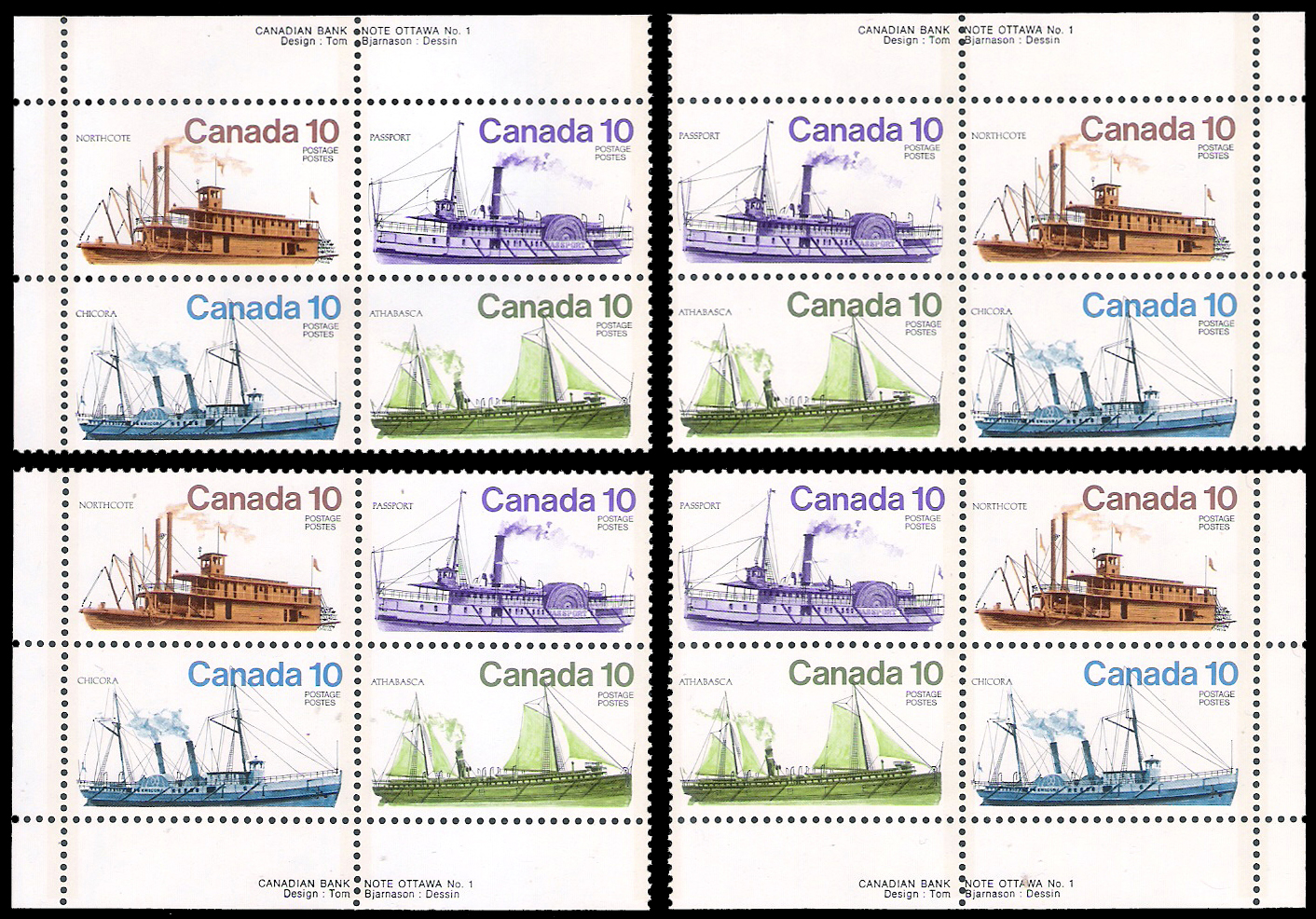Canada Block 4 Complete 4 Corner