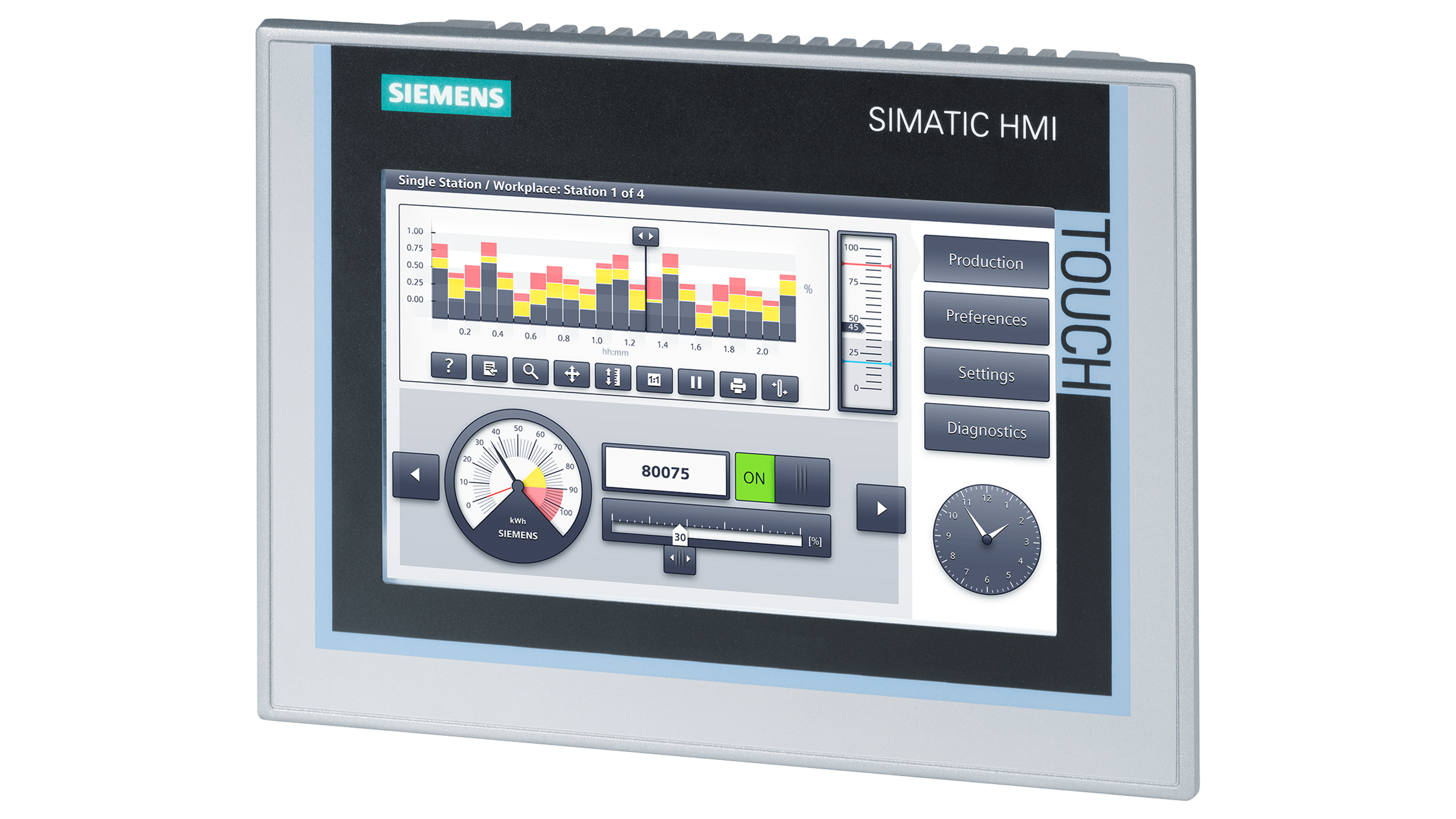 SIEMENS SIMATIC HMI TP700 Comfort, Comfort Panel 6AV2124-0GC01-0AX0