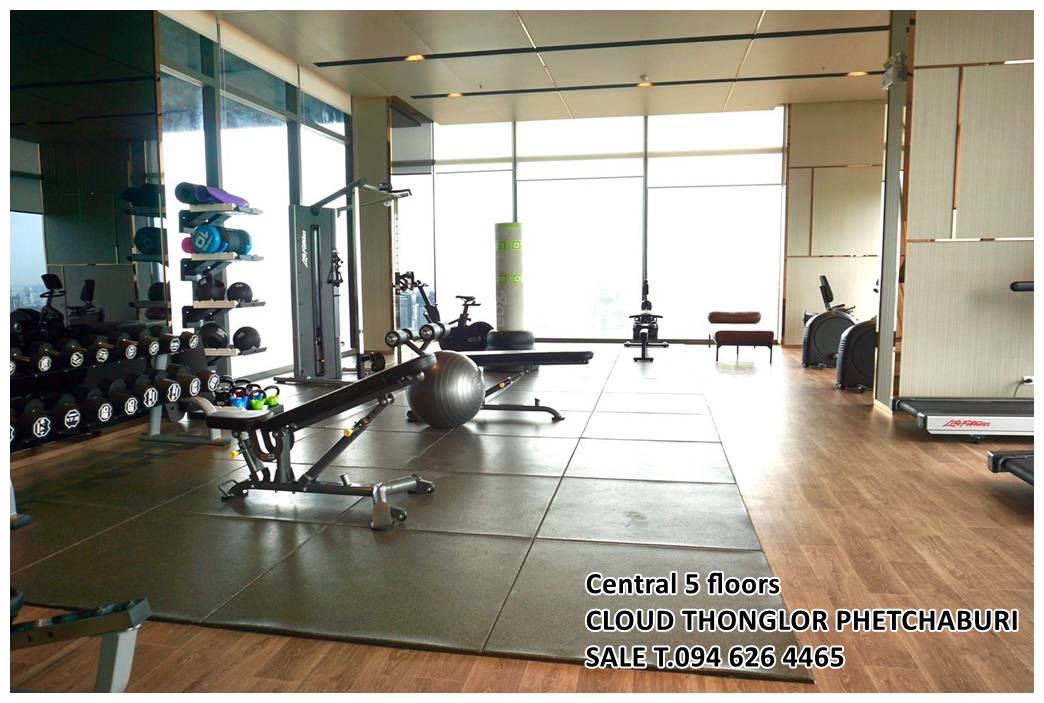 SALE CLOUD THONGLOR PHETCHABURI Cloud ทองหล่อ-เพชรบุรี 2 bed 53.68 ตร.ม. Built-in furniture ชั้น 17