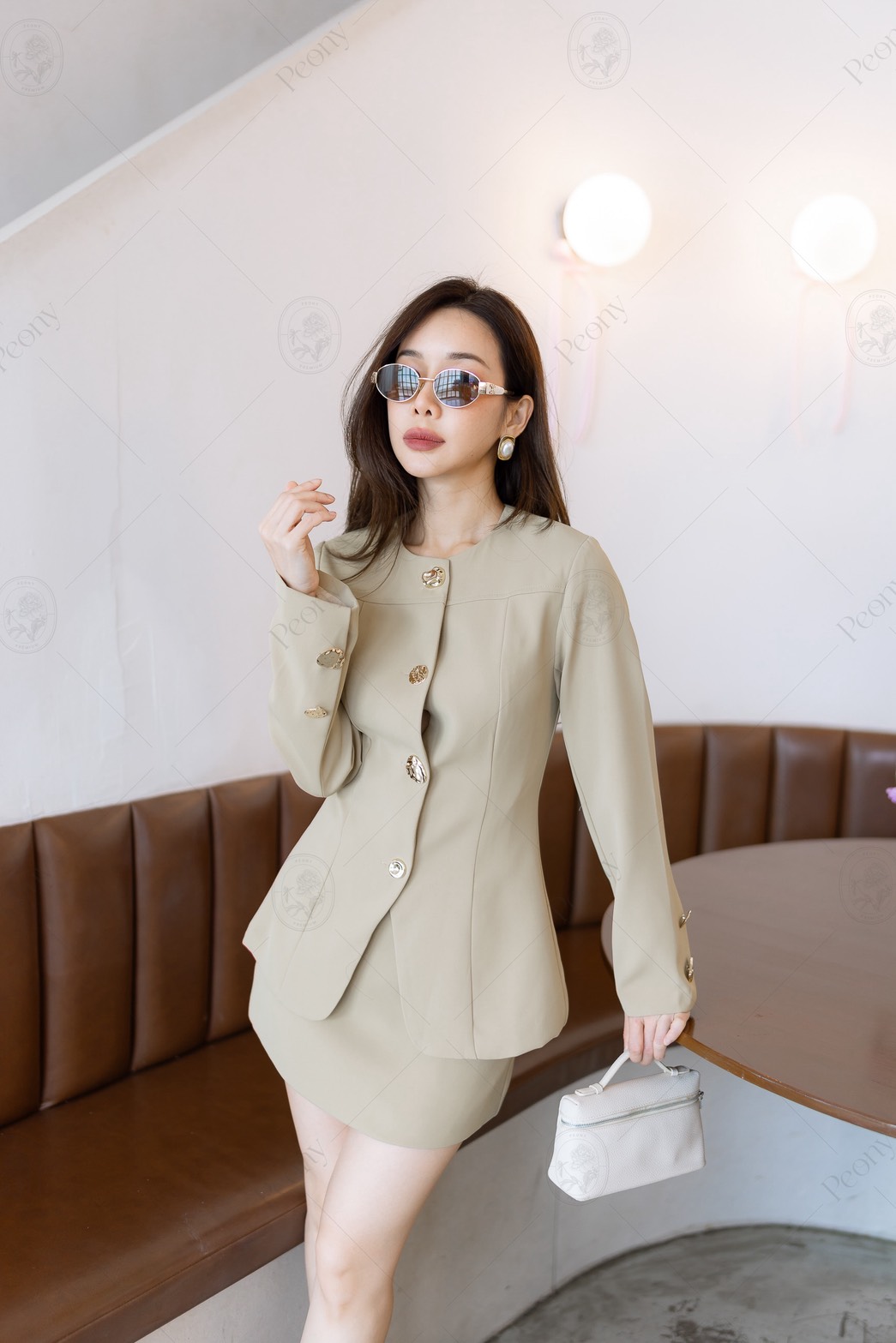 ðĪ Chloe Set #899 Color : latte / choco ðĪ āļāļļāļāđāļāļāđāļāļāļĒāļēāļ§ āļāļĢāļ°āļāļļāļĄāļŦāļāđāļē āđāļĄāļāļĄāļēāļāļĢāđāļāļĄāļāļĢāļ°āđāļāļĢāļāļŠāļąāđāļ āļāļāļĄāļāļĨāļĩāļāļĨāļļāļ āļŠāļ§āļĒ āļĄāļĩāļŠāđāļāļĢāđ āđāļāđāļāļļāļāđāļāļāļēāļŠ