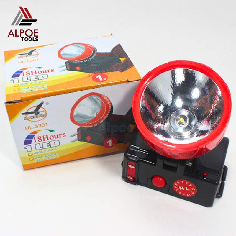 ไฟคาดหัว หลอดLED แบบชาร์จในตัว รุ่น HL-3301