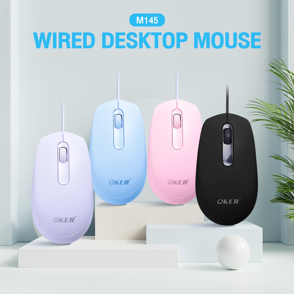M145 OKER MOUSE USB คละสี MO-OK-OU-145xx