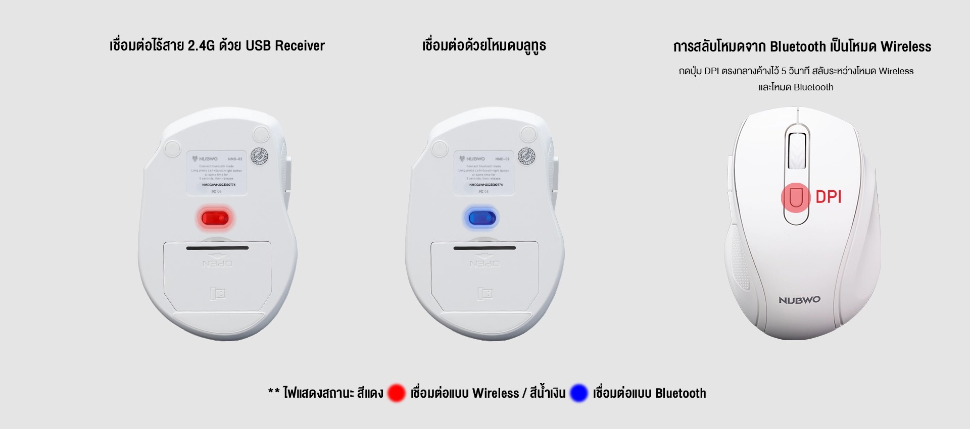 NMD-02 DUAL MODE WIRELESS BLUETOOTH MO-NW-NW-02XX