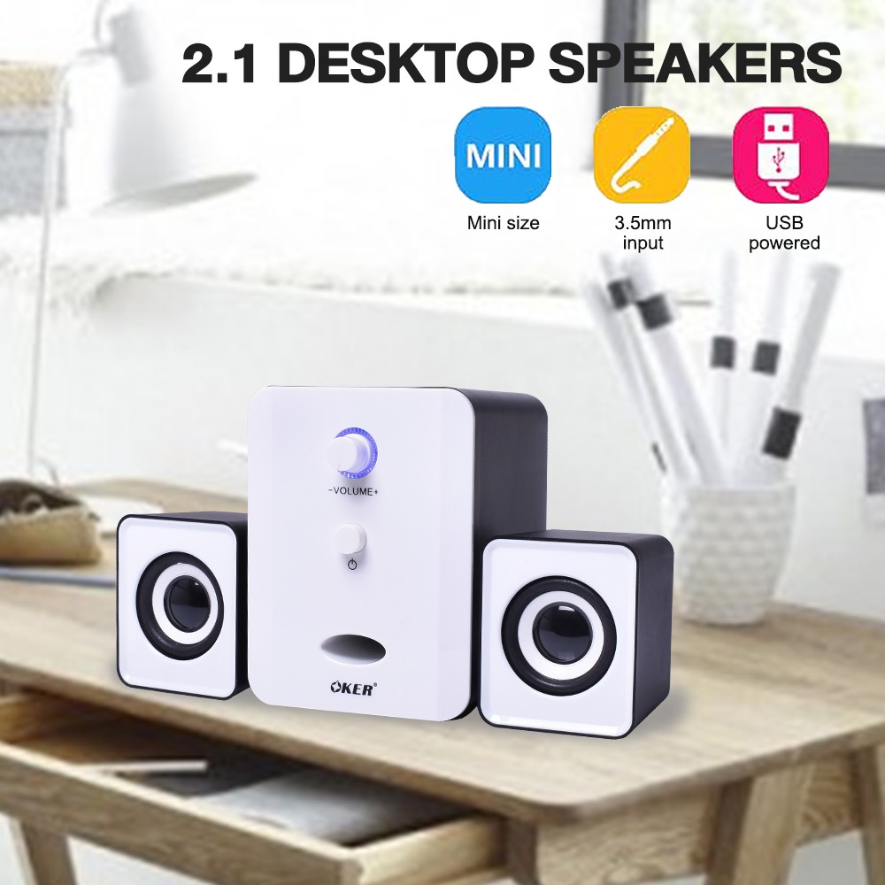 OKER SP-835 OKER DESKTOP SPEAKERS 2.1 USB 650W SP-OK-21-835xx