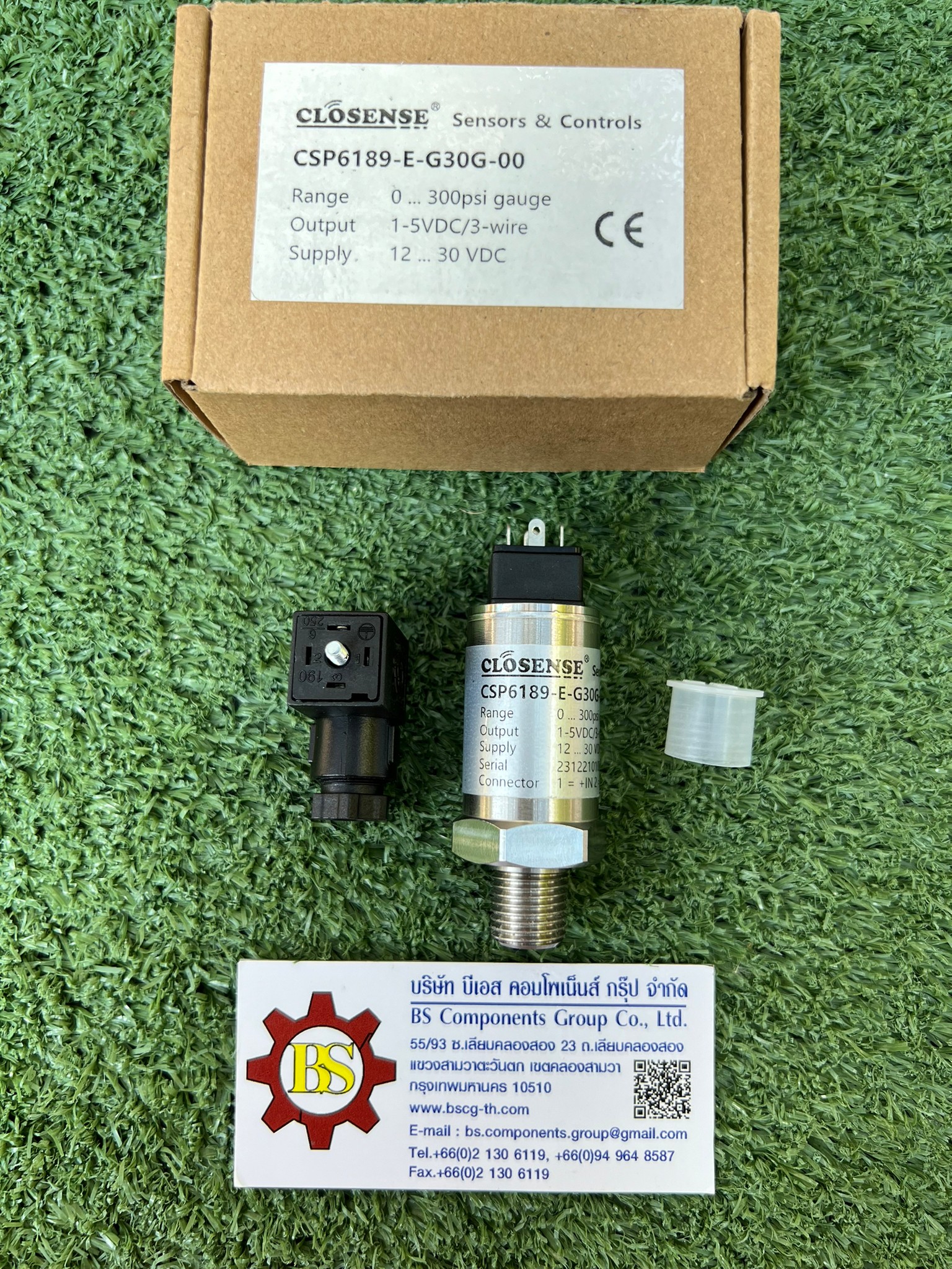 CLOSENSE : PRESSURE TRANSDUCER CSP6189-E-G30G-00