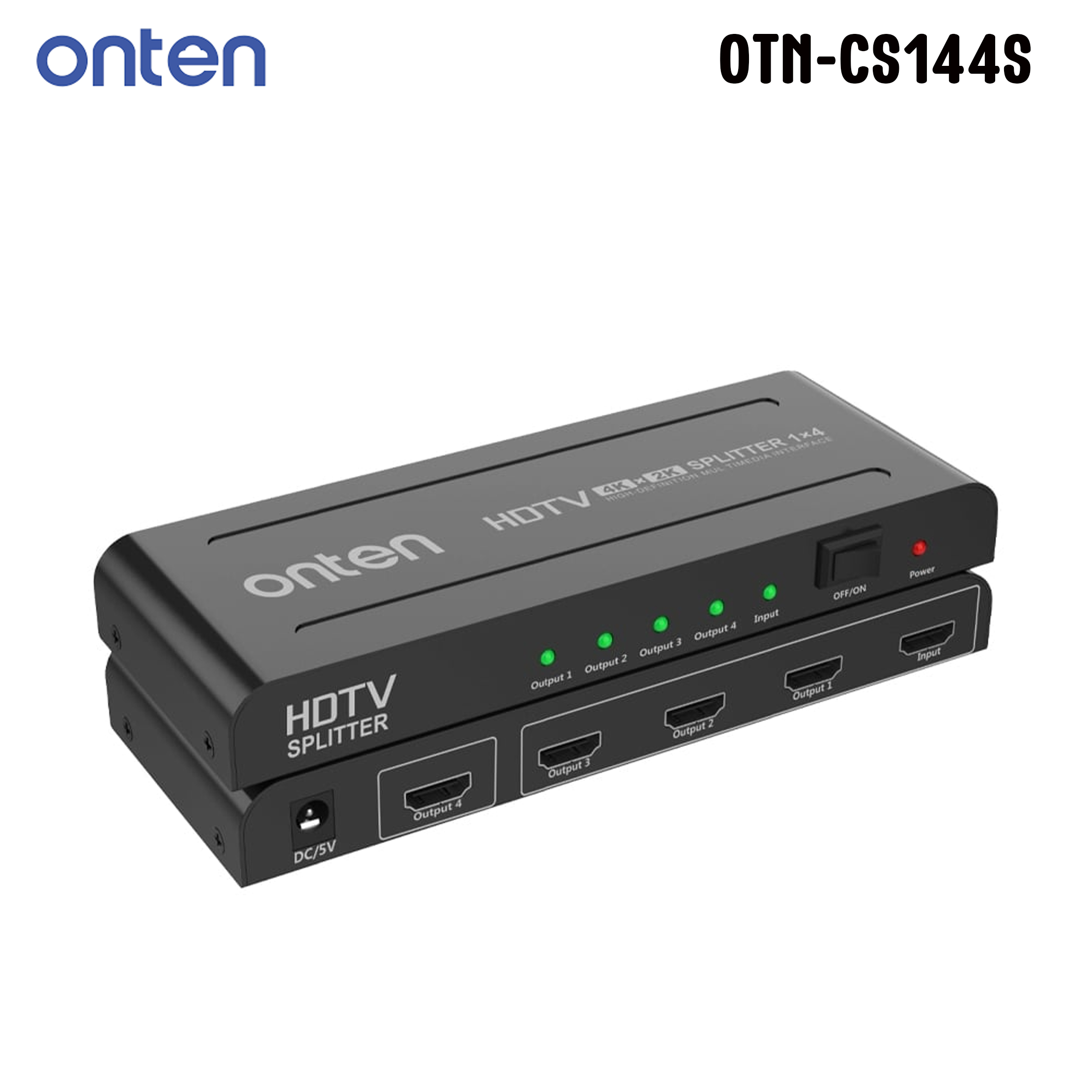 OTN-CS144S ONTEN กล่องแยกจอ HDTV SPLITTER 1:4 SKU-03176
