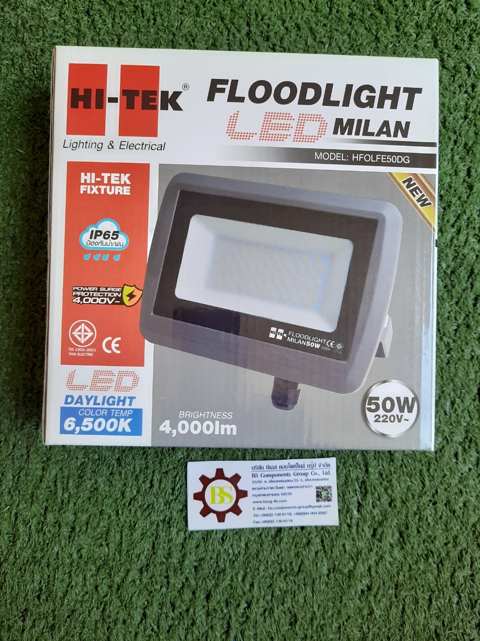 HI-TEK : โคมฟลัดไลท์ LED 50W Daylight Model : HFOLFE50DG
