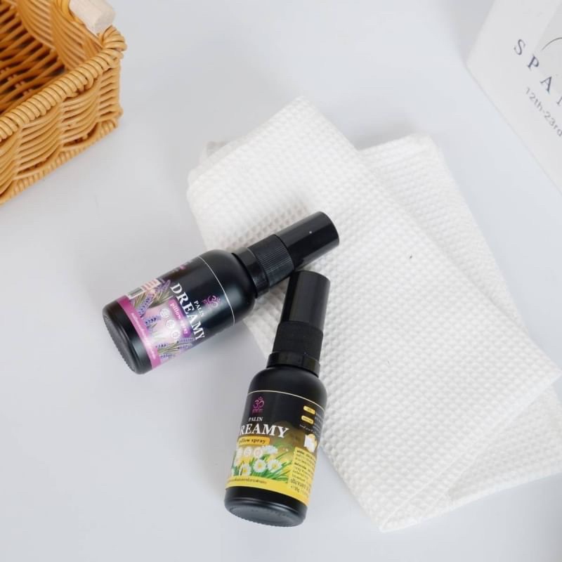 สเปรย์ฉีดหมอน ช่วยให้ผ่อนคลาย นอนหลับสบาย PALIN DREAMY PILLOW SPRAY 30g มี 2 กลิ่น Lavender , Chamomile
