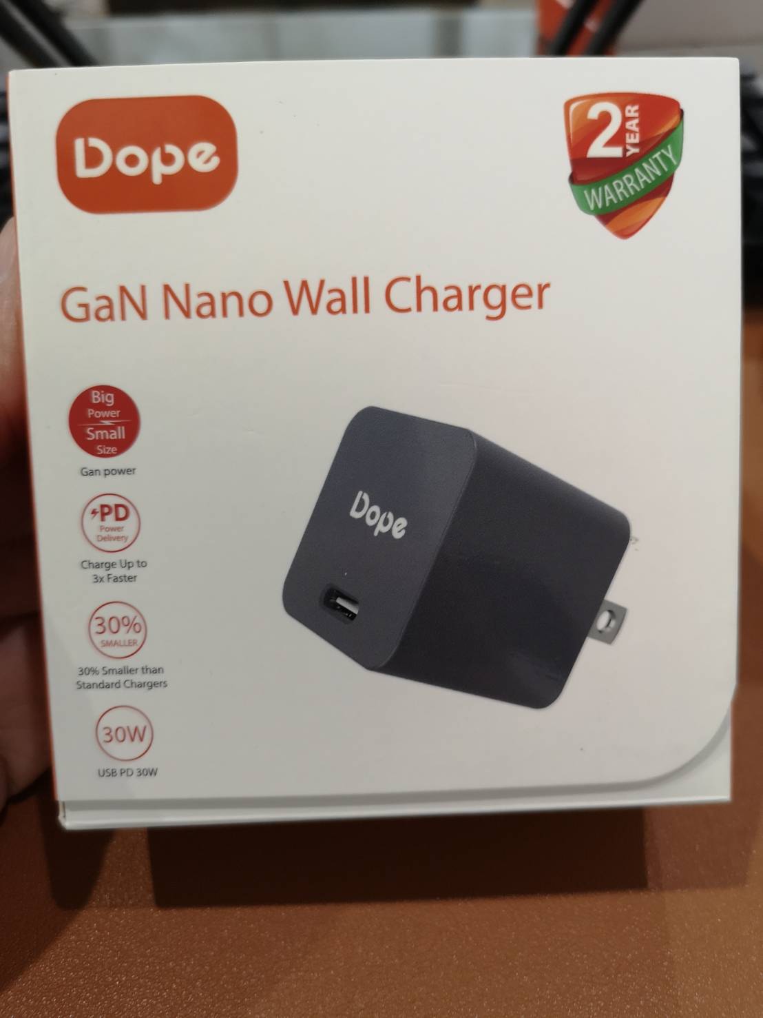 DOPE GaN nano 65W ตัวชาร์ทไทร์ซี แบบฟาสชาร์ท 1 port SKU-02502