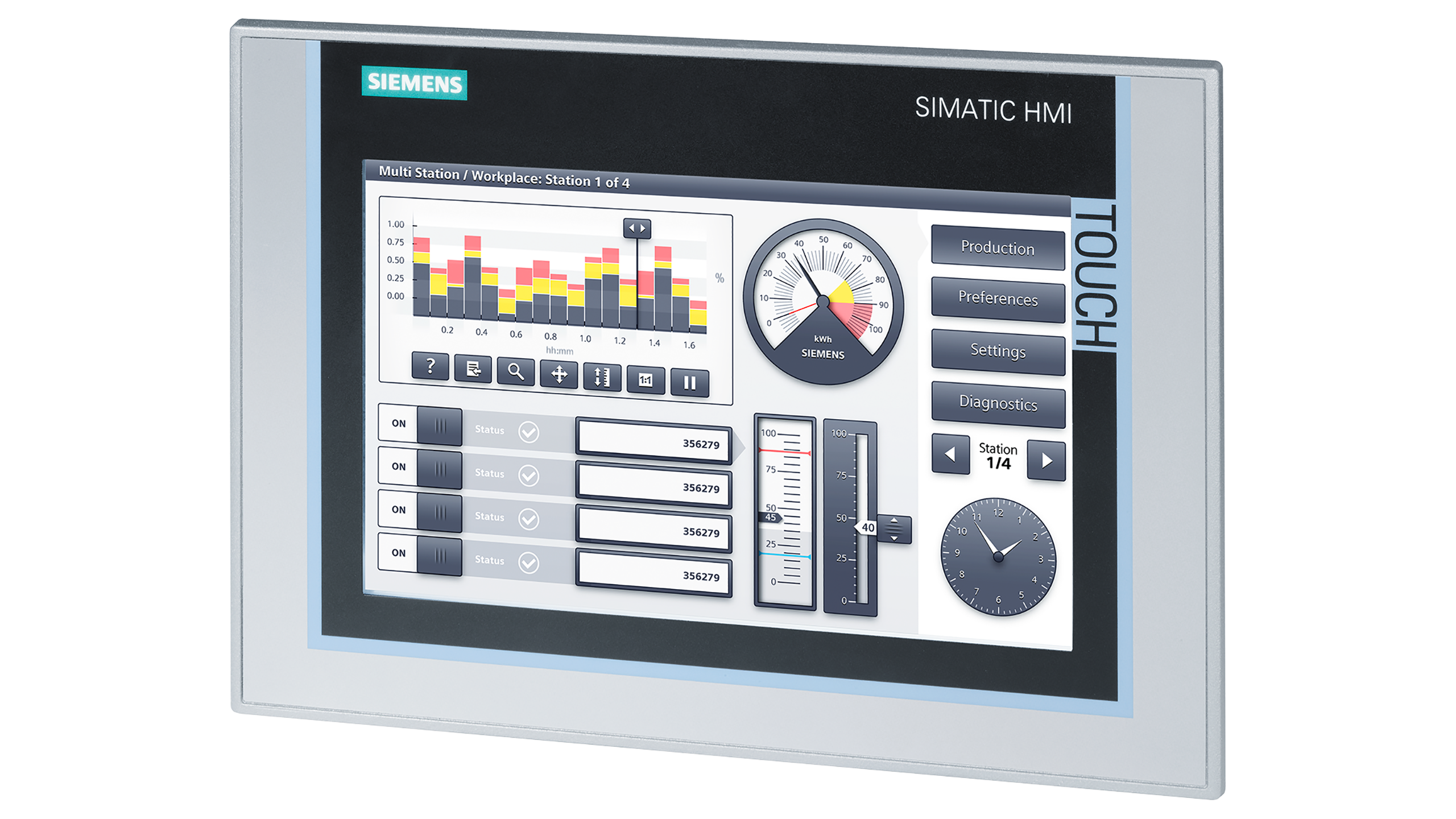 SIEMENS SIMATIC HMI TP900 Comfort, Comfort Panel 6AV2124-0JC01-0AX0