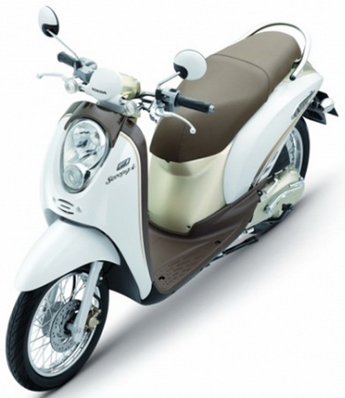 Sticker HONDA SCOOPY I ปี2010 รุ่น 3 ติดรถสี มุก น้ำตาล(เคลือบเงาแท้) สติ๊กเกอร์ ติดรถมอเตอร์ไซค์ ฮอนด้า สกู๊ปปี้ ไอ