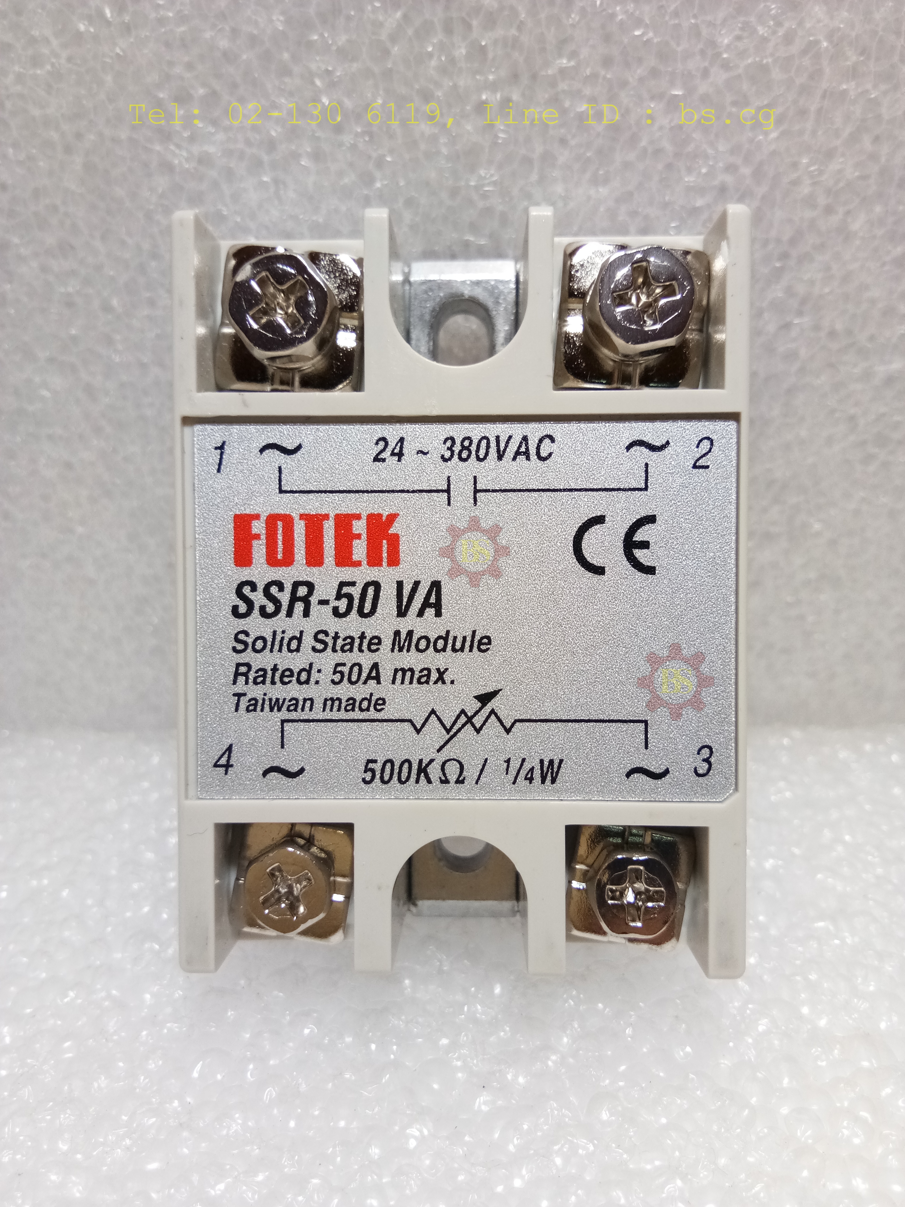 FOTEK : Solid State Module Rated: 50A max. SSR-50 VA