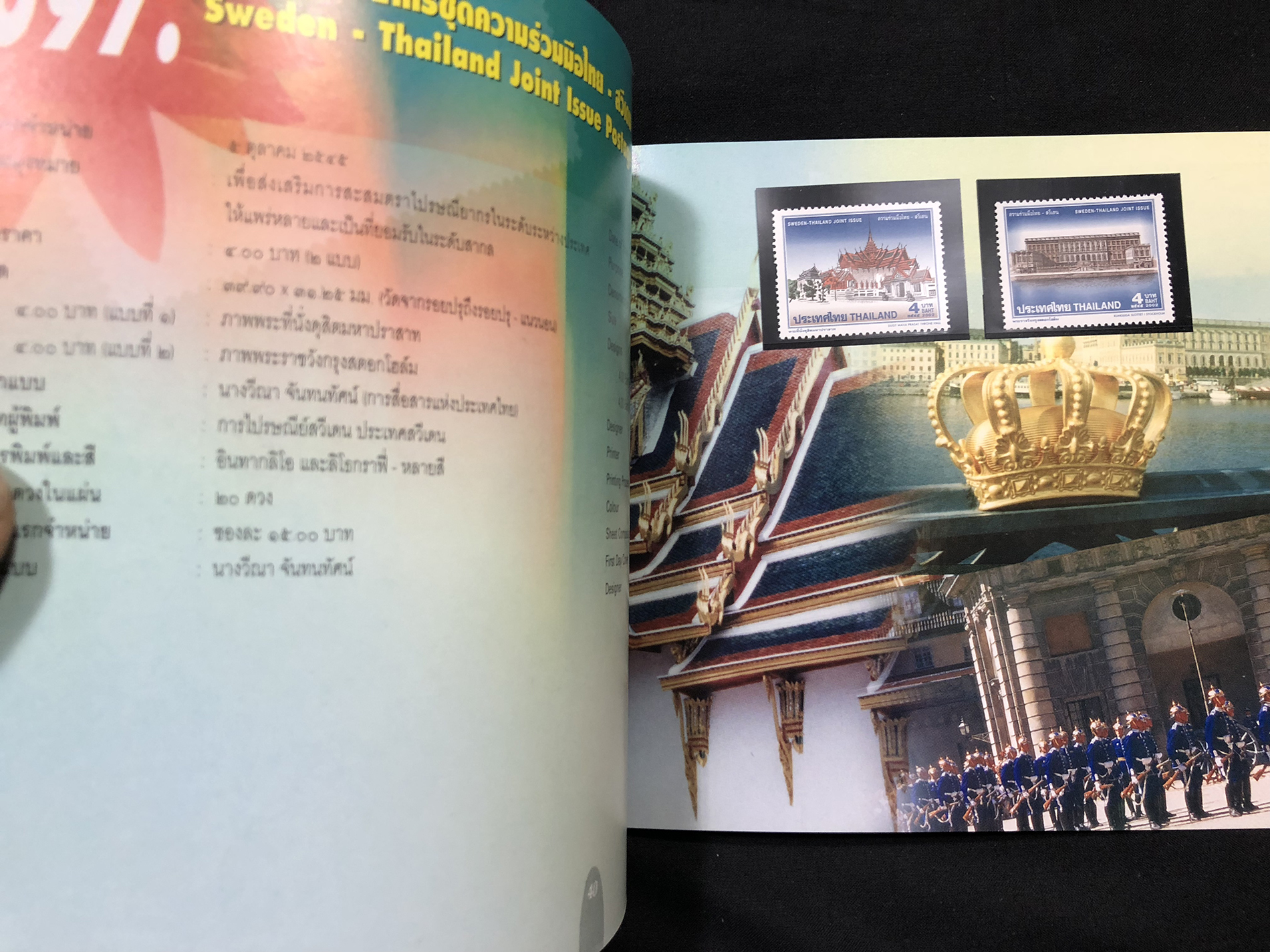 สมุดตราไปรษณียากรไทยประจำปี 2545