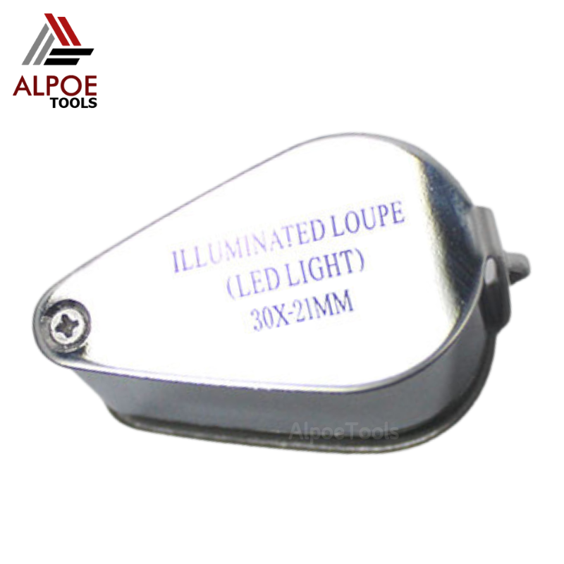 เลนท์ขยายพับได้ งานโลหะ มีไฟ 2 สี รุ่น MG21007