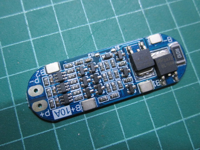 PCM 18650 แบตเตอรี่ลิเธียม 3เซล11.1V/12.6V สูงสุด 10A