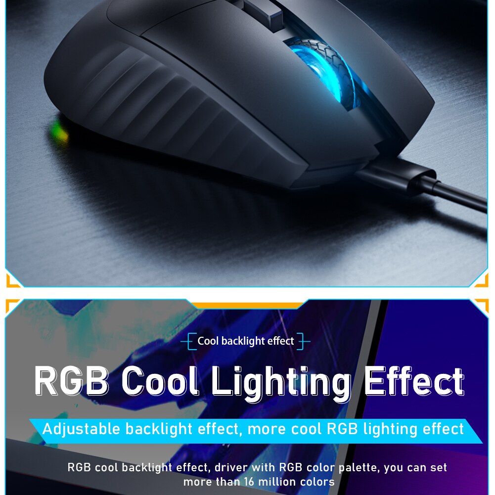 AULA SC520 WIRED & WIRELESS GAMING MOUSE (MACRO) SKU-03000