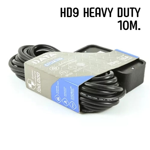 HD9/10M DATA ปลั๊กไฟ มี 2 ช่อง 10 เมตร ปลั๊กพ่วง ปลั๊กราง ปลั๊กต่อสาย ปลั๊กไฟ ปลั๊ก Outdoor มาตราฐาน มอก PG-TC-10-16ARB