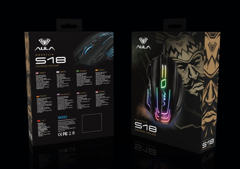 AULA S18 MACRO GAMING MOUSE SKU-03020