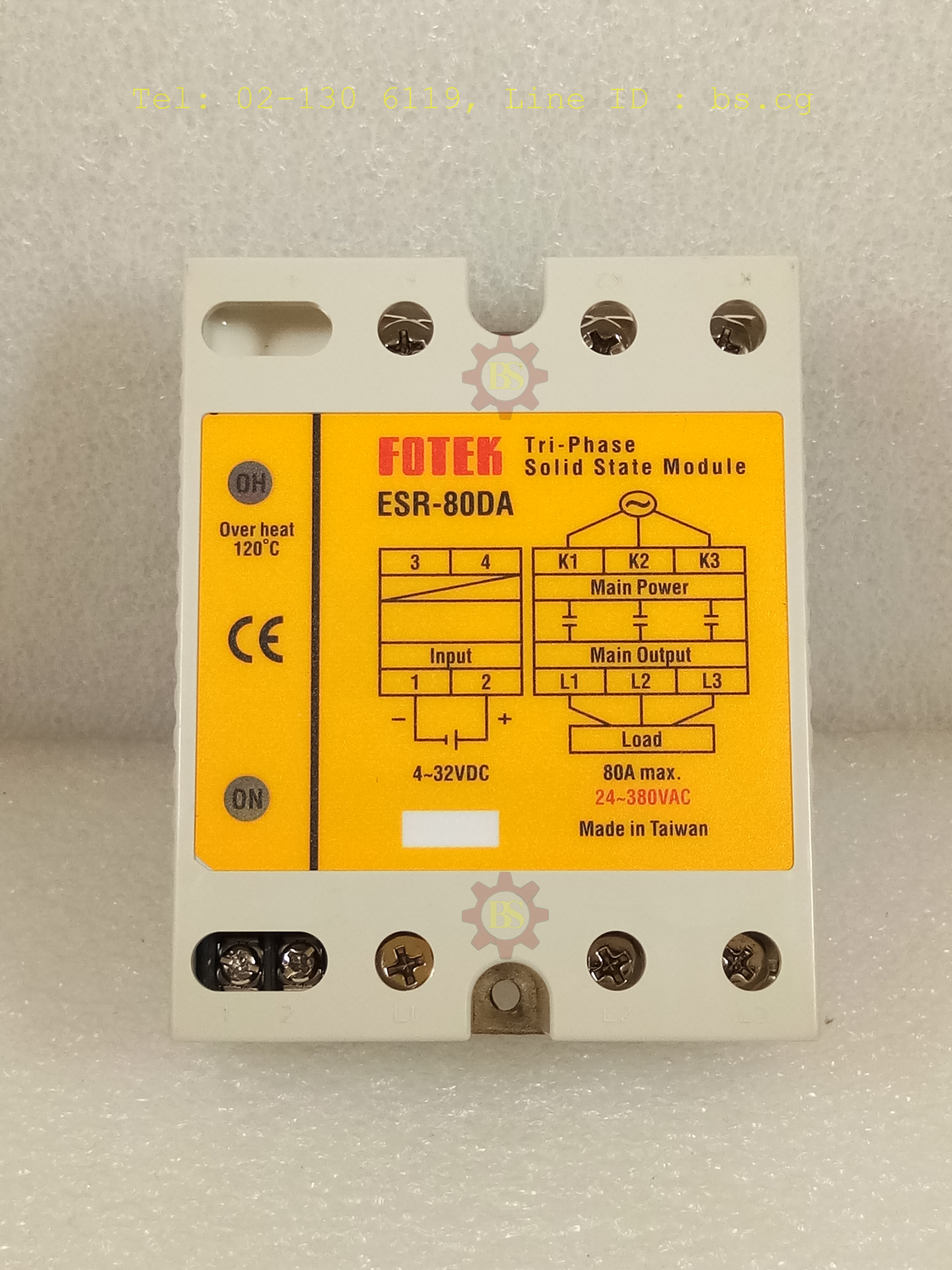FOTEK : Solid State Module Tri-Phase ESR-80DA