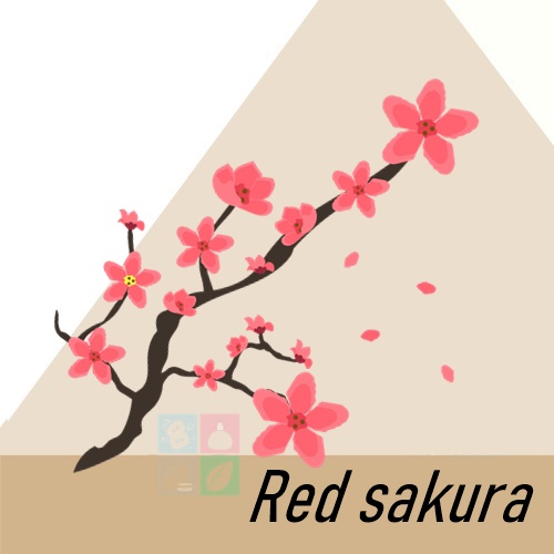 Sakura : Red sakura /น้ำมันหอม ซากุระแดง Floral green musky กลิ่นหอมอ่อนๆ ผ่อนคลายอย่างน่ามหัศจรรย์ ละลายในแอกอฮอล์และน้ำมัน-ทนความร้อนสูง และไม่เร่งเทรซ COA