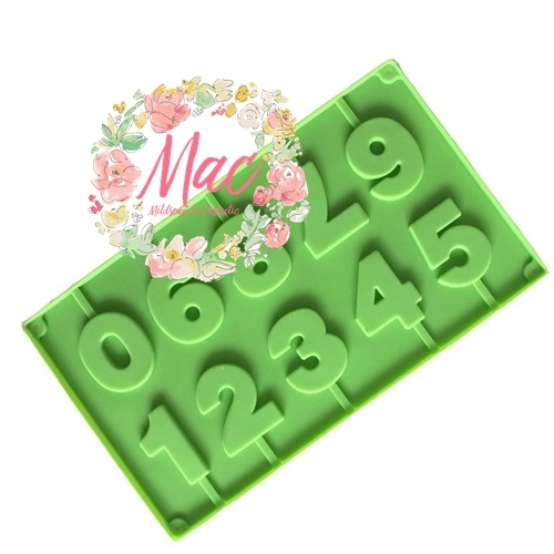 พิมพ์สบู่ นัมเบอร์โลลีป๊อป 5 กรัม, 10 หลุม