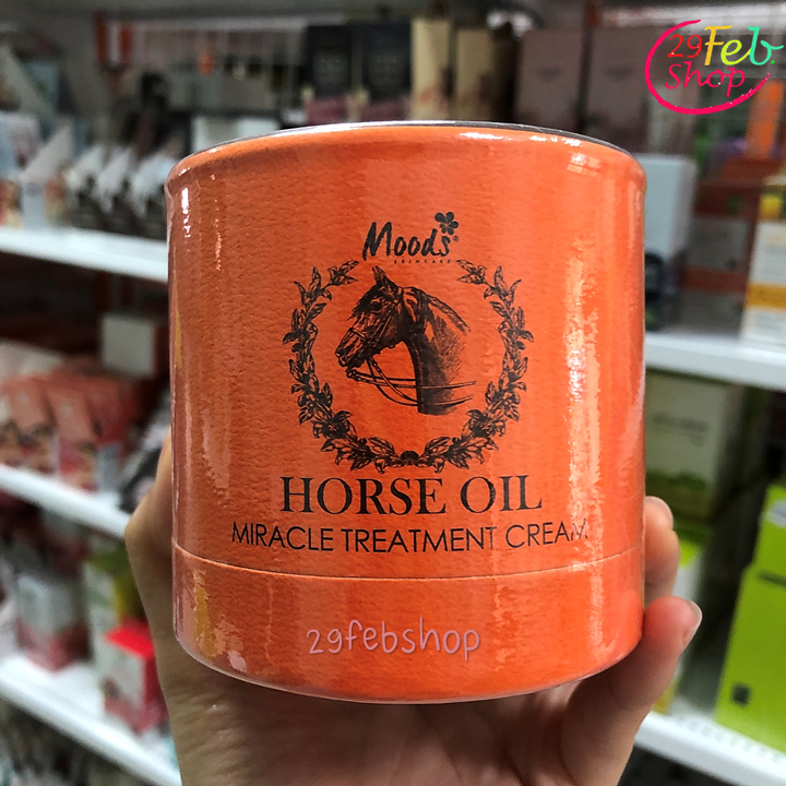 Moods Horse Oil Miracle Treatment Cream 70g ครีมบำรุงผิวหน้า มูดส์