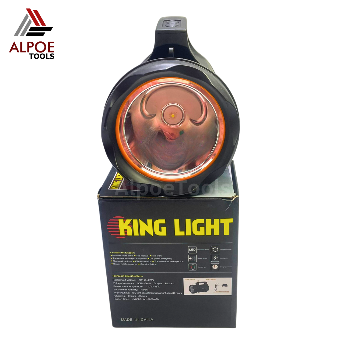 ไฟฉายหูหิ้ว สปอร์ตไลท์ หลอด T6 55W รุ่น MP-S900