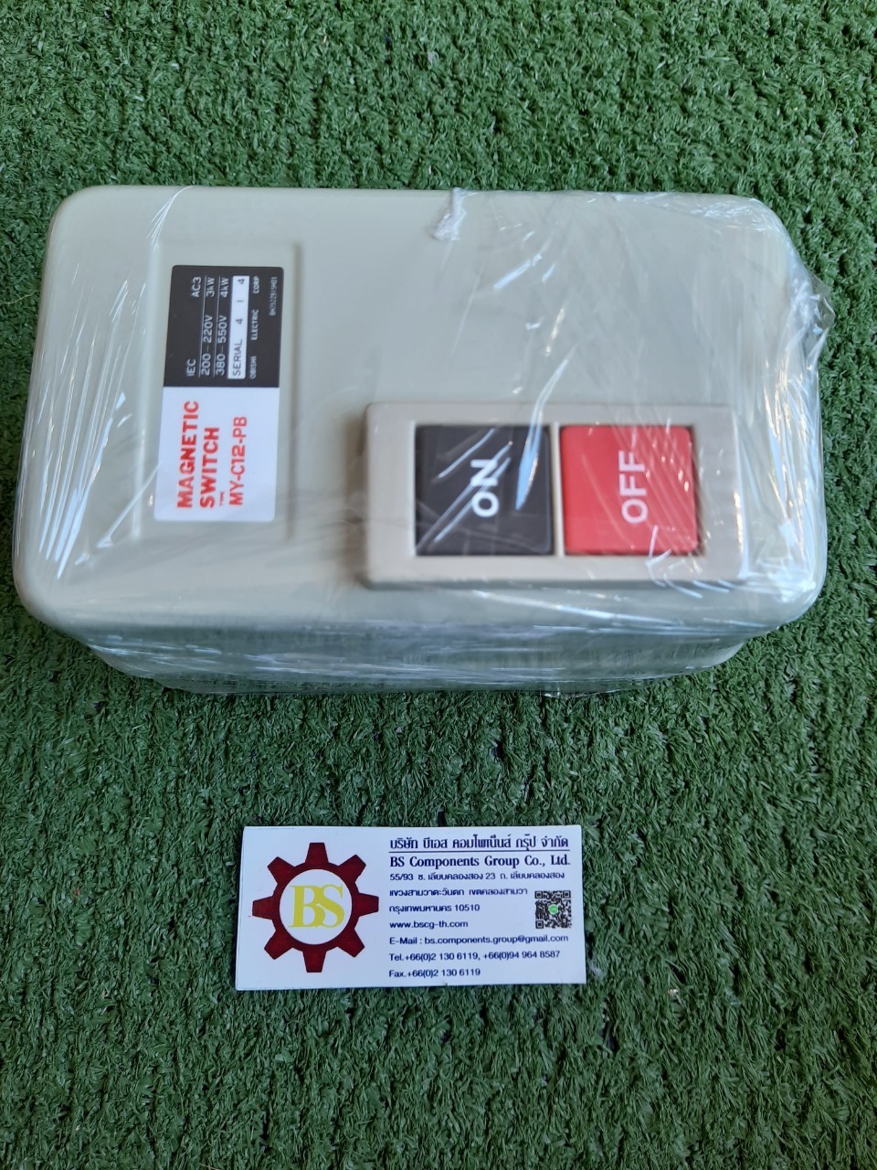 SHINOHAWA : Moter starter MY-C12-PB 2.6-4.2A coil 220Vac (ST118)