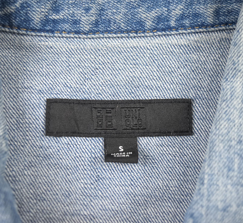 UNIQLOแท้ รอบอก 36 เสื้อแจ็คเก็ตยีนส์ ผู้ชาย ยูนิโคล่ สียีนส์ เสื้อแขนยาว เนื้อผ้าดี