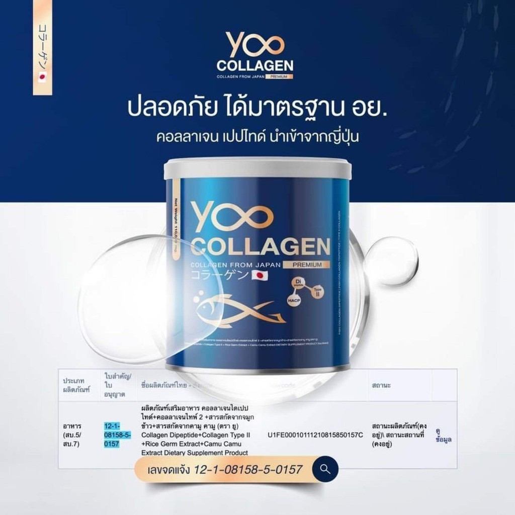 Yoo Collagen Premium ยู คอลลาเจน 110 g
