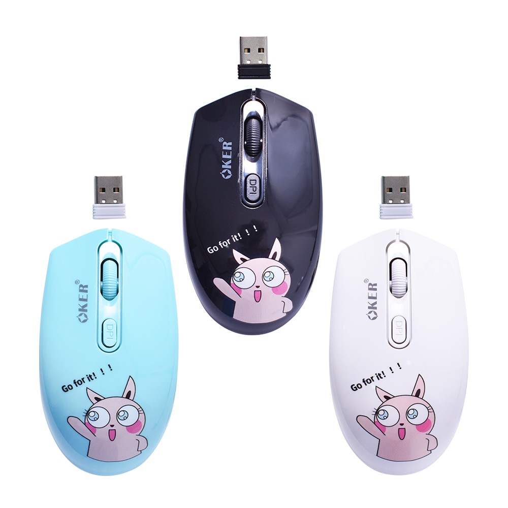 M836 OKER BLUETOOTH & 2.4G DOUBLE CHANNELS WIRELESS MOUSE MO-OK-WL-836BK