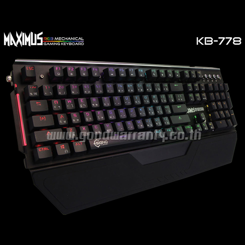 KB-778 SIGNO Mechanical Macro KEYBOARD USB RGB KB-UB-SI-778BK