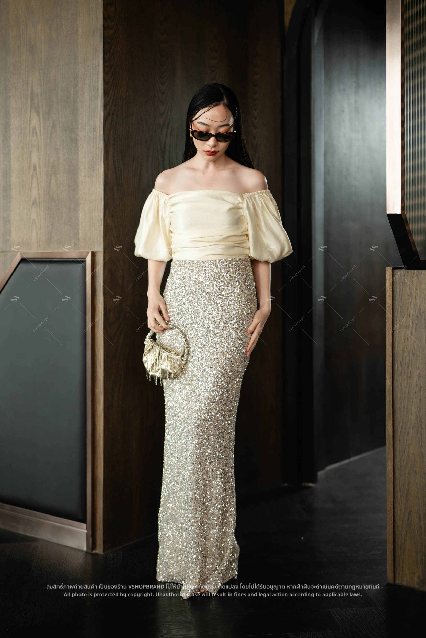 ชุดเดรส Brand : Vshopbrand