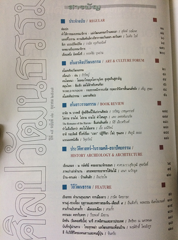 ศิลปวัฒนธรรม ปีที่ 15 ฉบับที่ 12 (ตุลาคม 2537)