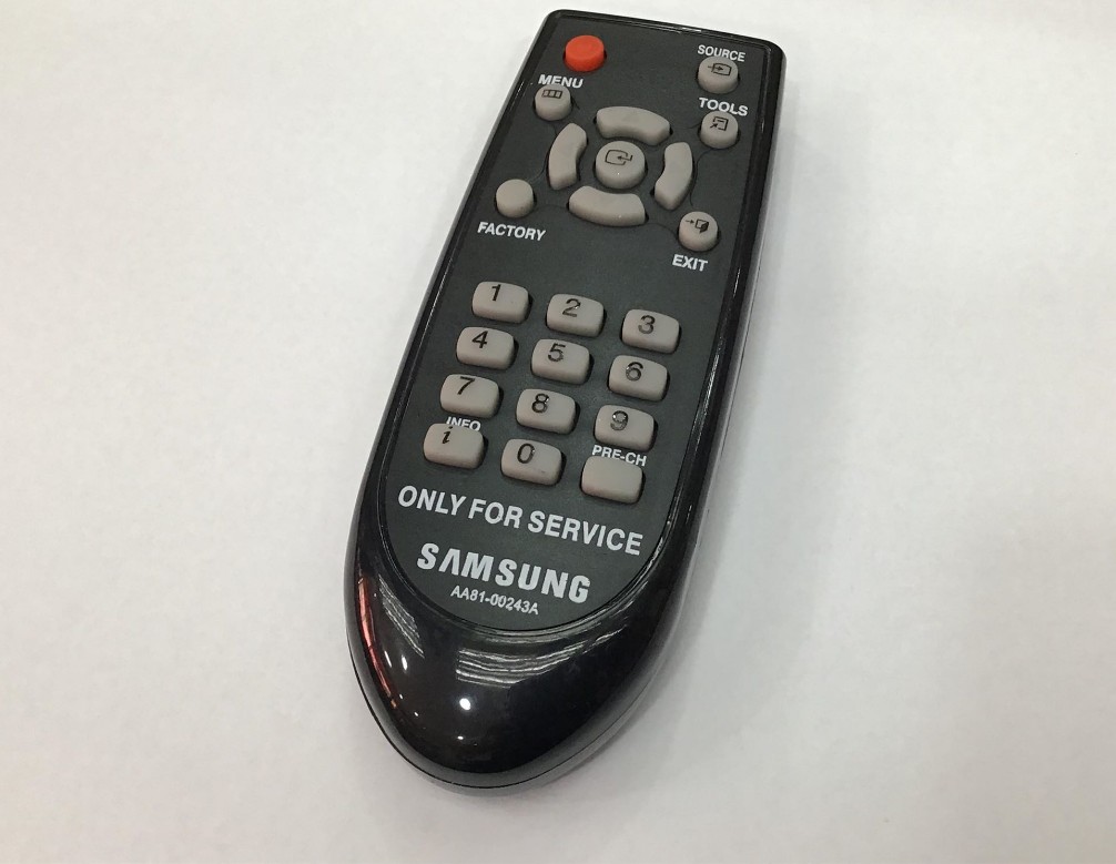รีโมทเซอร์วิสโหมด SAMSUNG (SVC แก้กลับหัว/ขี้กาก) แบบง่ายๆ