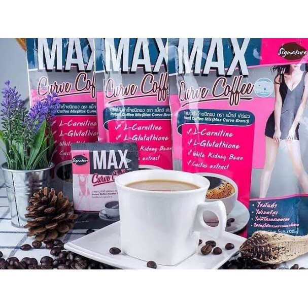 กาแฟแม็กซ์ เคิร์ฟ Max Curve Coffee กาแฟที่ผู้หญิงต้องการ 150 กรัม (15กรัมx10ซอง)