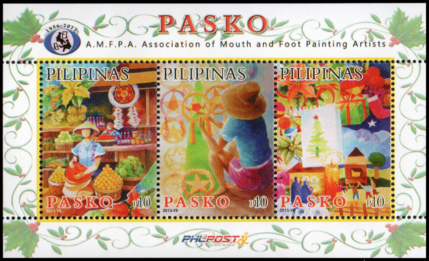 PASKO A.M.F.P.A. Association of Mouth and Foot Painting Artists 2013