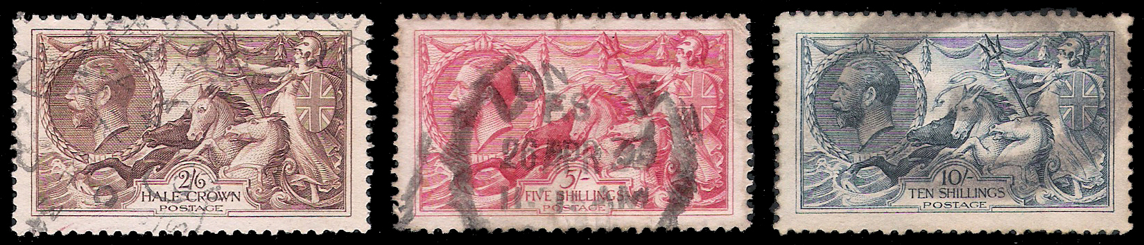 1919 No.179-181 King George 5 Seahorse