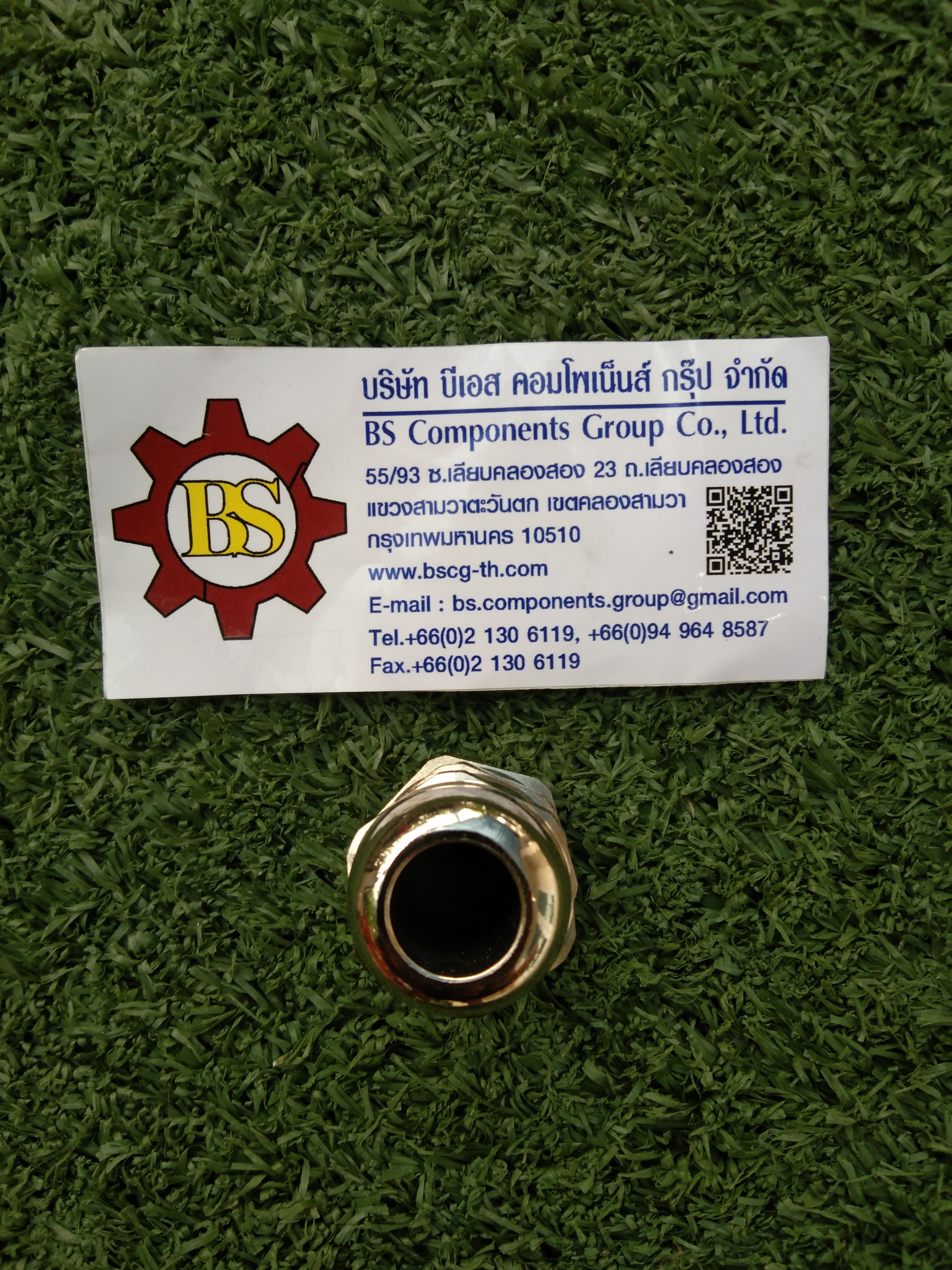 SHINOHAWA : Brass Cable grand ทองเหลือง ชุบนิเกิ้ล G1/2" IP44