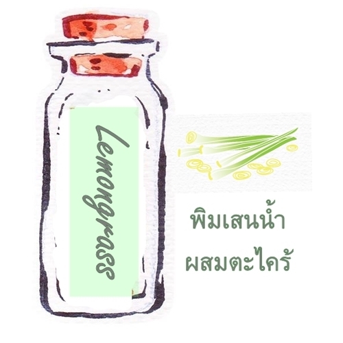 พิมเสนน้ำสปาผสมตะไคร้