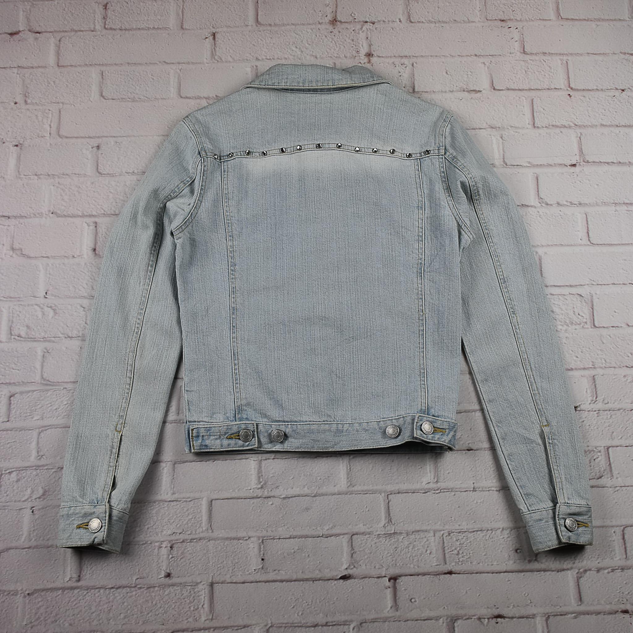 "เสื้อเด็ก" ELVENCE อกจริง 32 ไซส์ 140 เสื้อแจ็คเก็ตยีนส์ แขนยาว เด็กหญิงชาย สีซีด แต่งสวย เนื้อผ้านุ่มใส่สบาย ใส่คลุมกันแดด